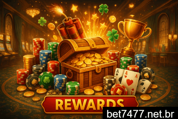 Ofertas e recompensas da bet7477 em catálogo visual.