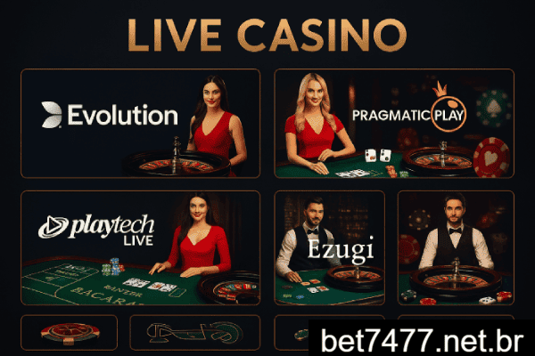 bet7477 com 50+ mesas de cassino ao vivo em HD 4K.