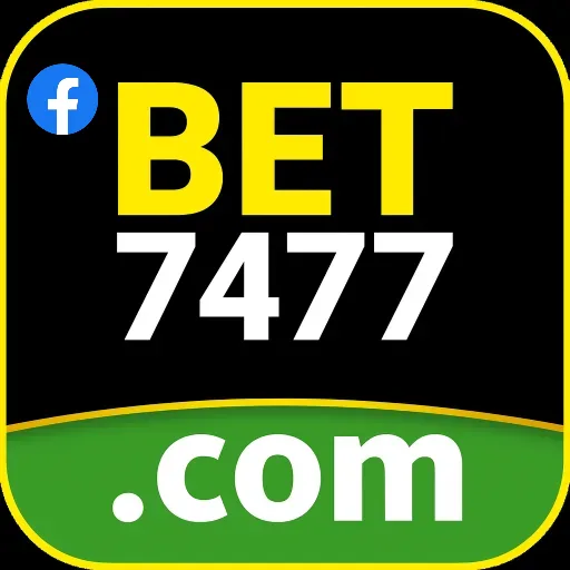 Imagem promovendo a página oficial da bet7477 no Facebook
